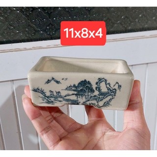 07 chậu trồng cây mini gốm thủ công bát tràng