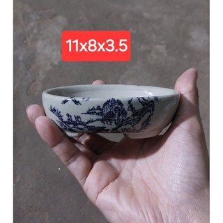 07 chậu trồng cây mini gốm thủ công bát tràng