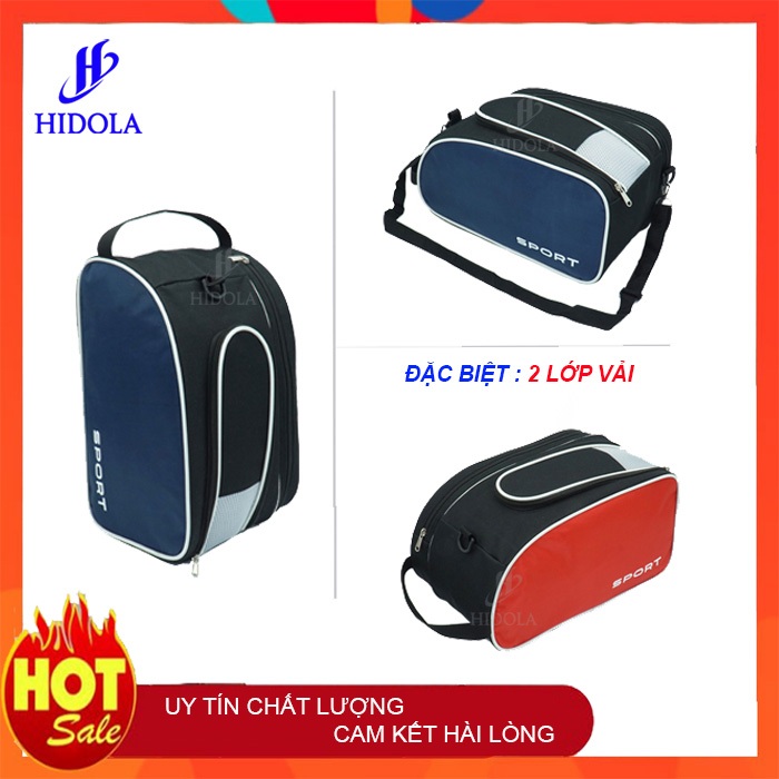 Túi thể thao, túi đựng giầy 2 ngăn 6150 (Sử dụng 2 lớp vải)
