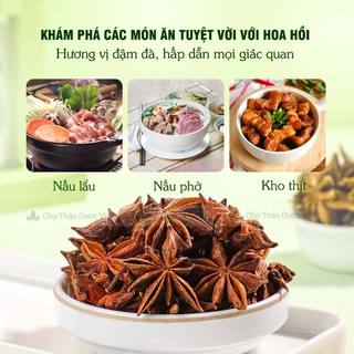 Hoa hồi 100g, đại hồi khô, thơm, gia vị tẩm ướp tự nhiên, quế, hồi, thảo quả, nguyệt quế tự chọn