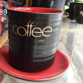 Cốc uống cafe kèm đĩa, ly cafe gốm sứ bát tràng