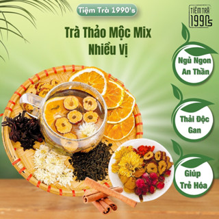 [Gói Lẻ] Trà Thảo Mộc Mix Nhiều Vị Tiệm Trà 1990's Giúp Đẹp Da, Thanh Nhiệt, Ngủ Ngon, An Thần