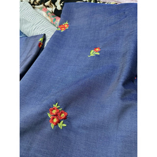 linen lụa thêu