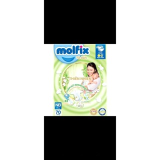 (Giá gốc 220k) TẢ DÁN SƠ SINH MOLFIX DƯỚI 5KG NB 70miếng