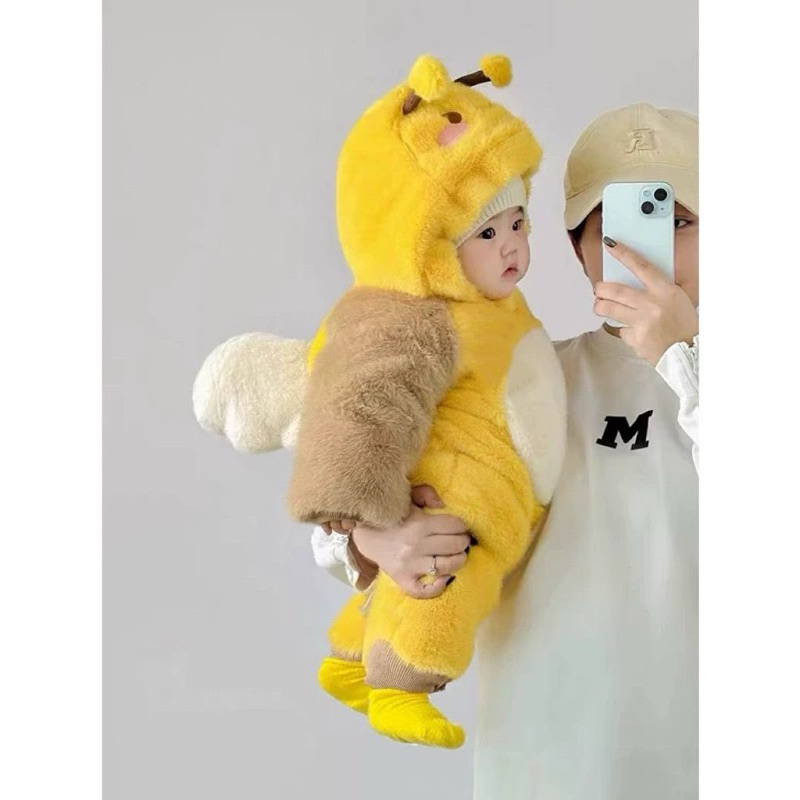 Bodysuit Ong Bắp Cày Liền Thân, Bộ Đồ Con Ong Cho Bé  -Tinaflower.2021