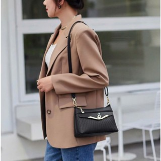 Túi Xách Nữ Đeo Vai,Đeo Chéo Khóa Thiên Nga Lấp Lánh Thời Trang Sang Chảnh Phong Cách Hàn Quốc Nhiều Ngăn-Túi Xinh_Store