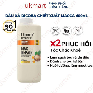 Dầu Gội Dicora Urban Fit Macadamia Oil Dành Cho Tóc Hư Tổn Chiết Xuất Từ Tinh Dầu Macca 400ml