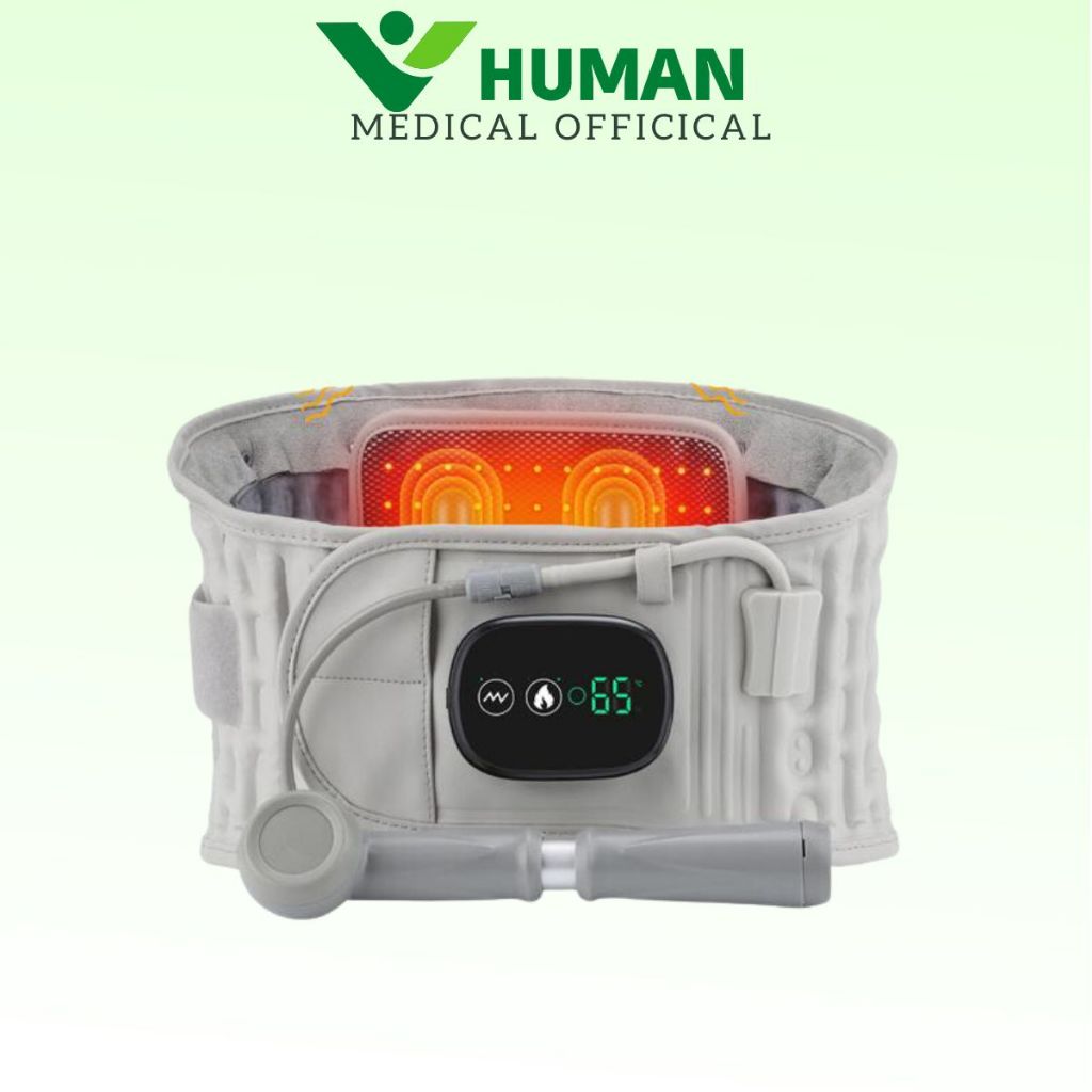 Đai Lưng Thoát Vị Đĩa Đệm Z5  – Chườm Nóng, Rung Massage, Bơm Hơi Tự Điều Chỉnh, Pin Sạc 5000mAh, Thanh Nẹp Chống