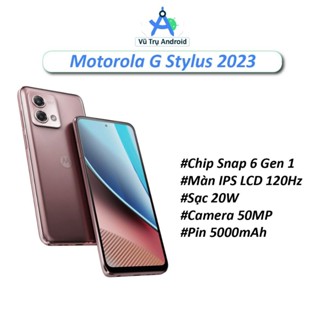 Điện thoại Motorola Moto G Stylus 2023 RAM 6/128GB Chip Snapdragon 6 Gen 1 màn Full HD+ 120Hz pin 5000 mAh