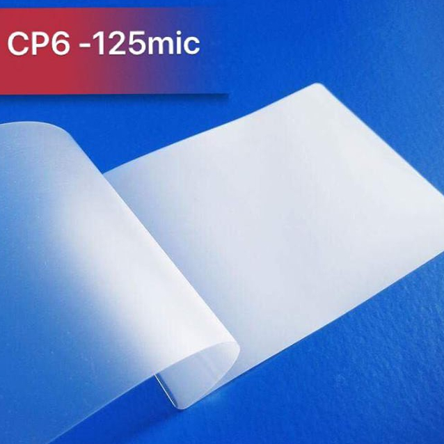 Giấy Ép Platic CP6 Khổ A4 125mic