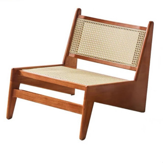 Ghế Mây Gỗ Tự Nhiên Phong Cách Nhật Bản VUADECOR, Ghế Sofa Lười, Ghế Thư Giãn Ban Công Gia Đình Phong Cách Retro