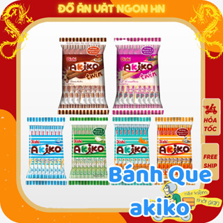 Bánh que Akiko Oishi bánh ăn vặt snack que nhân các vị (bịch 20 que) đồ ăn vặt ngon hn