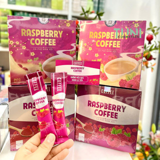 Cà Phê Mâm Xôi Giảm Cân Raspberry Coffee Hộp 15 Gói (Mẫu Củ - Mẫu Mới)