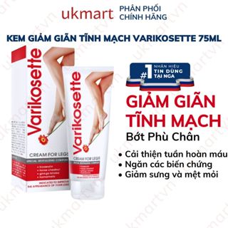 Kem chống suy giãn tĩnh mạch Varikosette Nga 75ml
