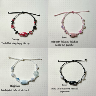 vòng tay cá mắt quỷ handmade - cá nhỏ v3