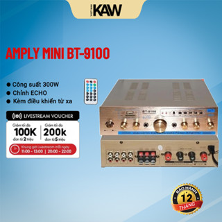  Amply Karaoke Bluetooth SWI-KAW BT-9100 Bộ Khếch Đại Âm Thanh Cho Dàn Karaoke Nghe Nhạc gia đình 