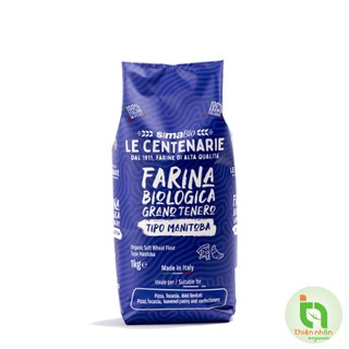 Bột mì Manitoba hữu cơ Sima Bio 1kg Organic Soft Wheat Flour Type Manitoba