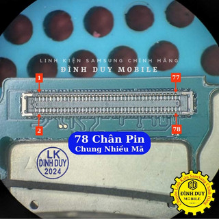 Socket 78 chân, Connect Main Samsung A21s, A30s, A31, A51, M51, A70, A71, A80, Note10 Lite, S20FE,..