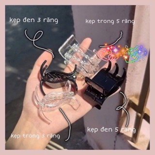 Set 5 Cặp tóc càng cua đẹp 5 răng huyền thoại [LOẠI NHỰA XỊN]