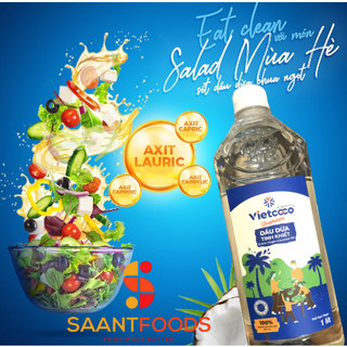 Dầu Dừa Tinh Khiết Organic Vietcoco (Chai) - 1L