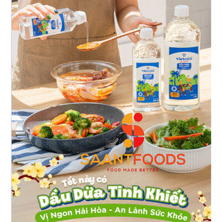 Dầu Dừa Tinh Khiết Organic Vietcoco (Chai) - 1L