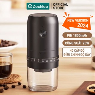 Máy xay cà phê tự động, dung lượng Pin cao, cối mài bằng gốm, nhiều chế độ xay hạt cà phê Zochico