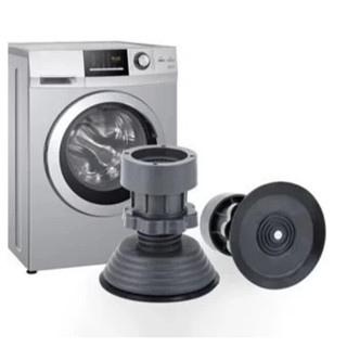 Bộ 4 chân chống rung cho máy giặt, tủ lạnh - Chân kê tăng giảm chiều cao, đế cao su chống rung, chống trượt tiện dụng