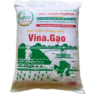 COMBO 2 TÚI VINA.GẠO THƠM THƯỢNG HẠNG DẺO THƠM NGON CƠM