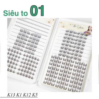 [Bản Siêu To] Mi Giả Mi Chùm The Giver Mẫu Mới Kỹ Thuật Làm Gân Nhỏ Lên Mắt Tự Nhiên Không Dày Không Cộm