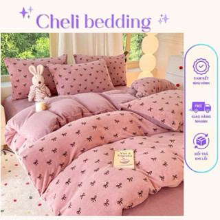 Bộ chăn ga gối nỉ nhung sữa  nhập khẩu cao cấp, chất nỉ mềm mịn mướt trên da mang lại cảm giác dễ chịu ,thoải mái