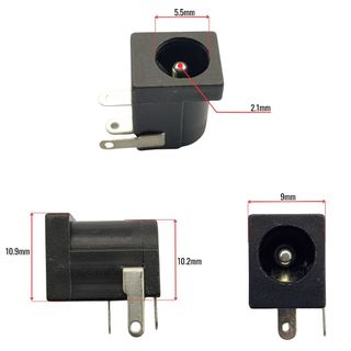 Combo 5 Jack nguồn DC Đực | Cái 5.5x2.1mm