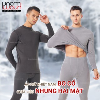 Quần Áo Giữ Nhiệt Nam Cao Cổ Bộ Giữ Ấm Thể Thao Tập Gym Đá Bóng Đạp Xe Mùa Đông Chất Nỉ Cao Cấp Nhập Khẩu Siêu Ấm