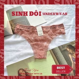 Quần lót nữ ren sexy cao cấp L003 mềm mại thấm hút mồ hôi thoáng mát freesize từ 50kg-60kg