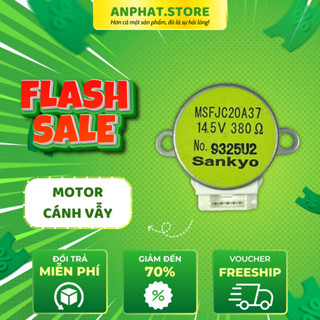 MOTOR CÁNH VẪY 12V, 14.5V SANKYO, NIDEC VIỆT NAM THAY CHO ĐIỀU HÒA, HÚT ẨM, LỌC KHÍ CHÂN RẮC NHỎ