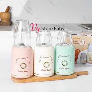 Máy xay đa năng 3 cối Coco Bear, máy xay thịt,xay sinh tố ăn dặm cho bé