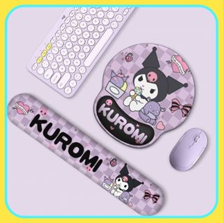  Bộ Kê Phím Lót Chuột Thư Giãn Chống Đau Cổ Tay Có Đệm Silicon Êm Ái Thiết Kế Hoạt Hình Dễ Thương 