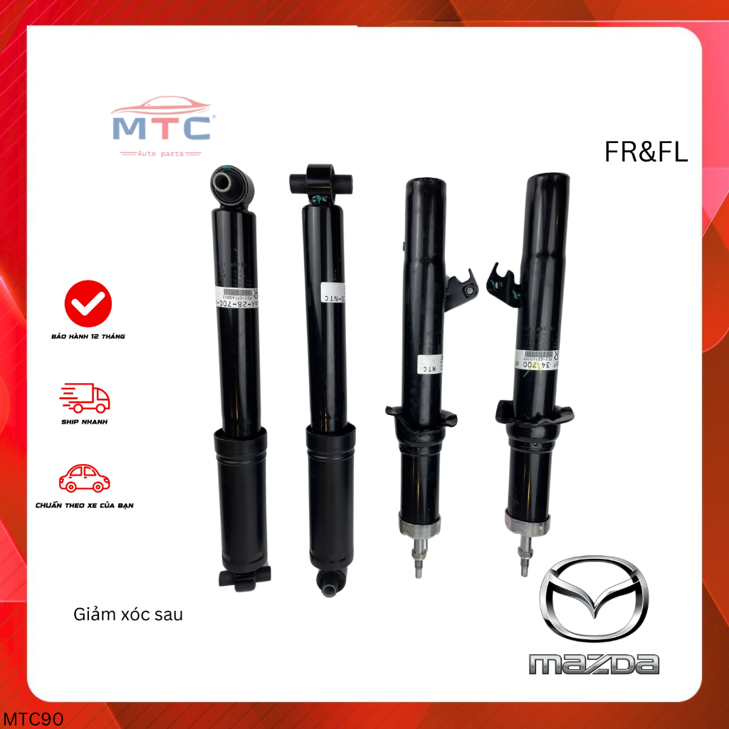 Giảm xóc (phuộc) trước Mazda 6 2002/2007 NTC GJ6F-34-700; GJ6F-34-900