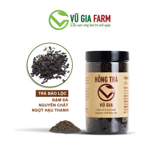 Hồng trà cao cấp nguyên chất bảo lộc vũ gia + tặng 5 túi lọc trà