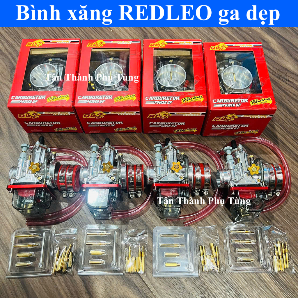  Bình xăng REDLEO ga dẹp 24 26 28 30 32 34 36 38mm   tặng kèm phụ kiện  