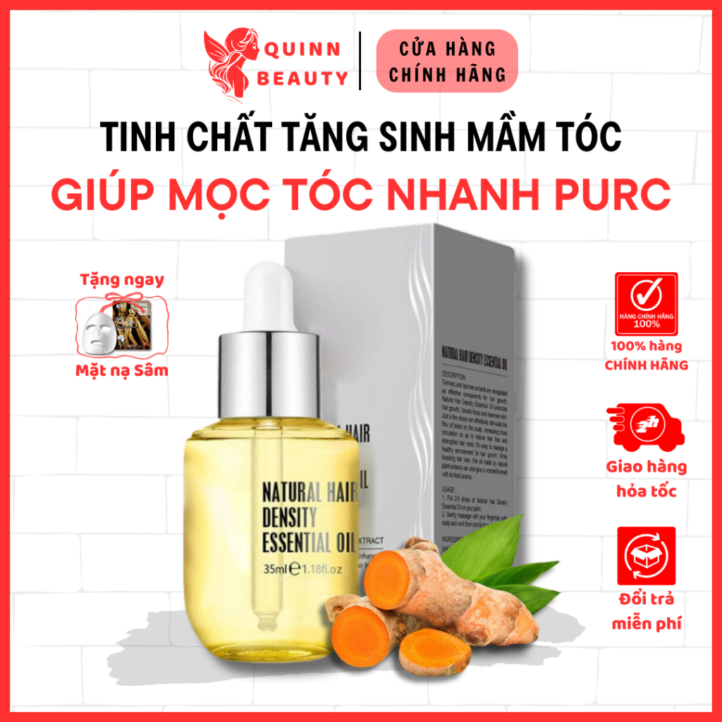 Tinh chất tăng sinh mầm tóc giúp mọc tóc nhanh PURC - serum hỗ trợ mọc tóc, giúp tóc mọc nhanh và dày hơn - QUINN BEAUTY