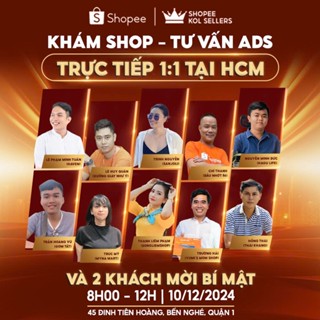 [E-VOUCHER] Khám Shop - tư vấn ads trực tiếp tại Hồ Chí Minh ngày 10/12/2024 (ĐỌC KĨ MÔ TẢ SẢN PHẨM)