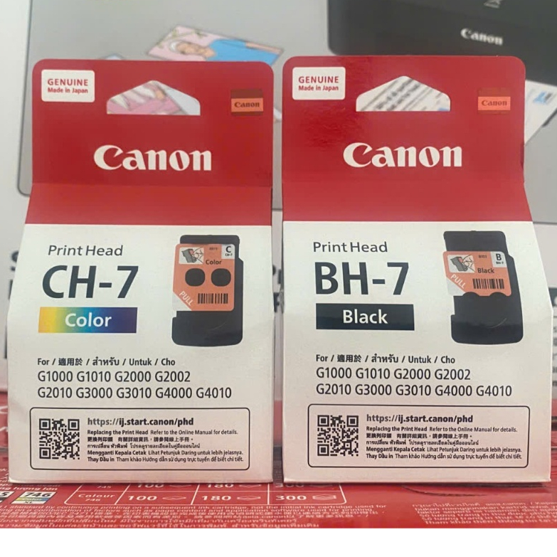 Đầu phun máy in Canon G1000/G1010/G2000/G2010/G3000/G3010.v.v. chính hãng