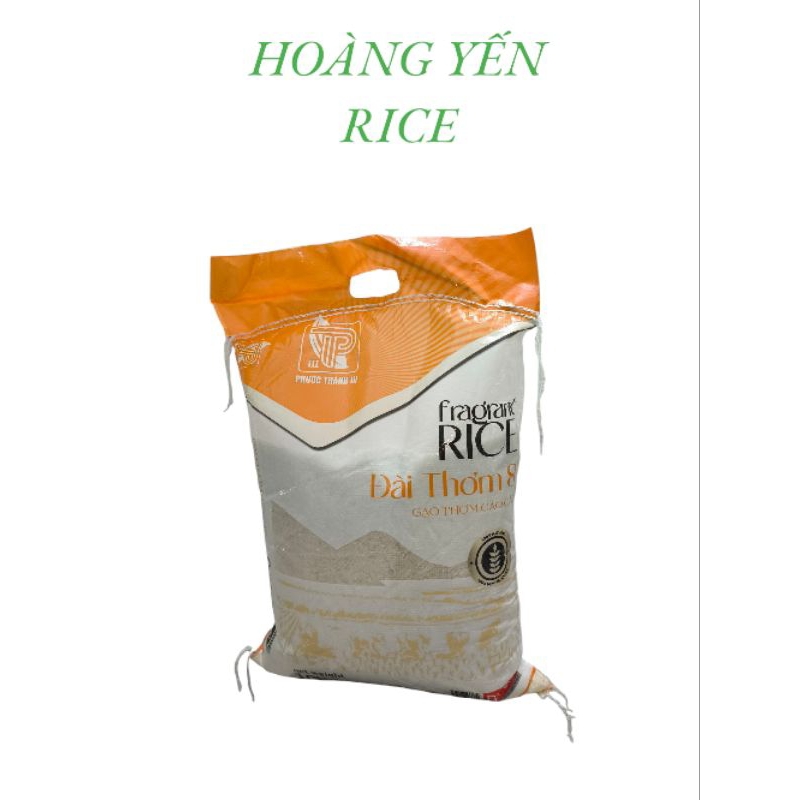 Gạo đài thơm 8 loại 1, thơm nhẹ, mềm cơm (bao 10ký)