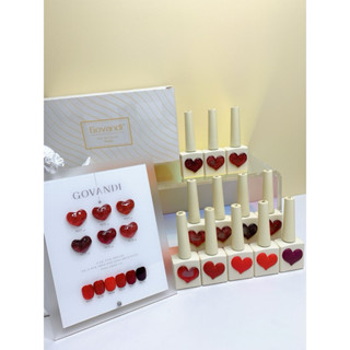 sơn gel tone đỏ Govandi 12chai, có bán lẻ từng chai💅💅💅