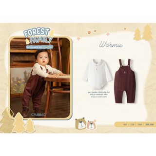 Chaang Set quần yếm kèm bodychip áo polo Forest AW2024D16