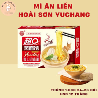 Mì Ăn Liền Hoài Sơn Không Chiên Qua Dầu Xào Nấu, Thả Lẩu Dai Ngon Thùng 1.6 Kg