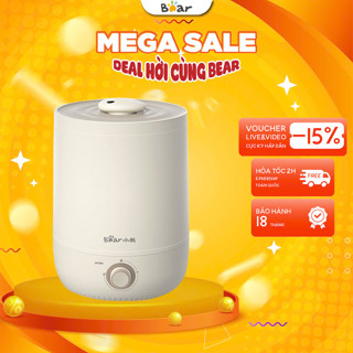 Máy phun sương tạo ẩm Bear JSQ-C45U1, 30W, Tạo ion bạc làm mát- Xông tinh dầu tự động, BH 18 Tháng