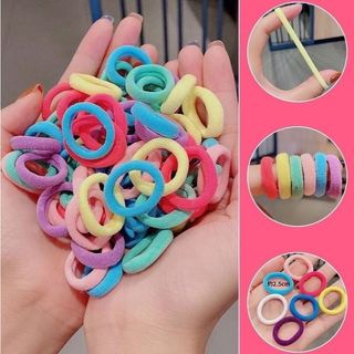 200 Dây Buộc Tóc Co Giãn Cột Tóc Cho Bé Gái