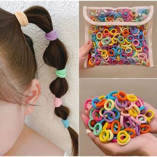 200 Dây Buộc Tóc Co Giãn Cột Tóc Cho Bé Gái