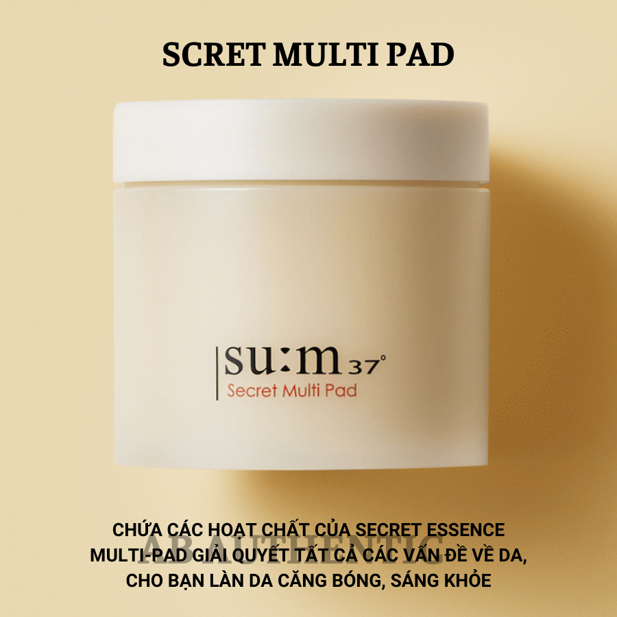 Hũ Toner pad tái sinh, làm dịu và phục hồi da Sum 37 Secret Multi Pad - AB AUTHENTIC